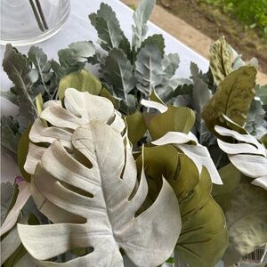 Artificial Green Leaf Arrangement 12 stems from Michael’s